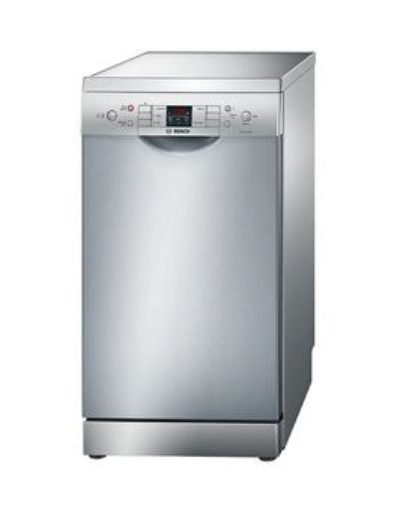 Bosch Sps53M08Gb 9-Place Slimline Dishwasher - Silver Bosch Sps53M08Gb 9-Place Slimline Dishwasher - Silver